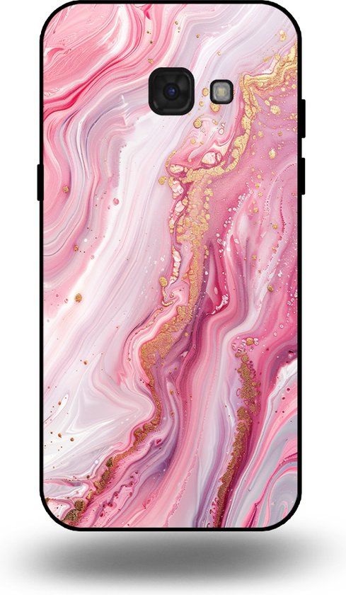 Smartphonica Samsung Galaxy A5 2017 Hoesje - Marmer Roze - TPU Back Cover
