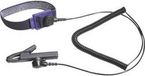 Bernstein Tools for Electronics 9-342 ESD-armband Zwart Incl. aardingskabel Drukknop 3 mm, Drukknop 10 mm, Krokodilklem