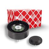 Febi Bilstein 22744 katrol voor V-riem, met schroef, 1 stuk | Compatibel met: BMW 5, 5 Touring, 7, X3