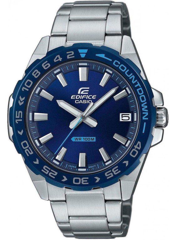 Casio Edifice EFV-120DB-2AVUEF Herenhorloge - Zilverkleurig - RVS - 43 mm