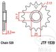 JT Sprockets JTF1539.15T Stalen Voortandwiel 15T