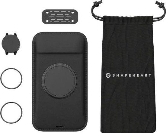 Shapeheart Fietsstuur Smartphone Mount Zwart 2XL