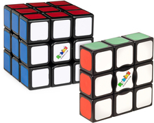 Spin Master Rubik's Cube Starter Pack - de originele 3x3 Cube en 3x3x1 Edge cadeauset - stressrelief fidget