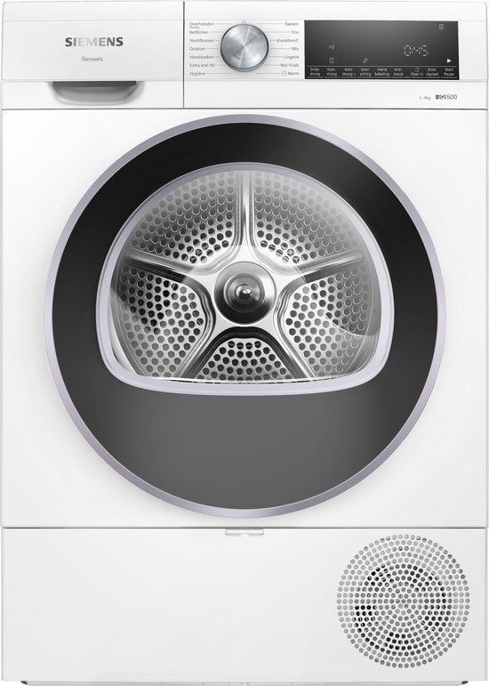 Siemens iQ500 WQ43G1DANL Warmtepompdroger - 9 kg - Wit