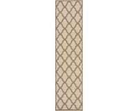 Safavieh Tapijtloper Bondi in- & outdoor Crèmekleurig Polypropyleen 61x244 cm