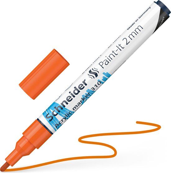 Schneider Schrijfwaren Schneider Paint-It 310 acrylmarker - 2mm - oranje