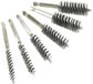 Jeu de brosses en acier inoxydable pour perceuses, 6 pièces, brosse de nettoyage