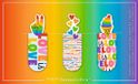 moses. Magnetische Boekenlegger - Set van 3 - Rainbow Love