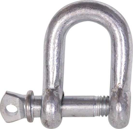 DX D-sluiting verzinkt, 6mm