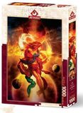 Art Puzzle Water and fire puzzel, 1000 stukjes - Multicolor