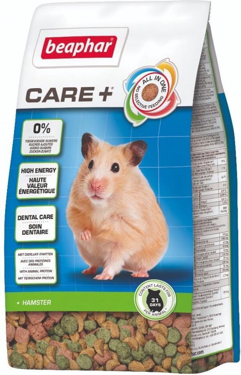 BEAPHAR 5x Care+ Hamster 250 gr