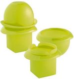 Mastrad Eierkoker - Kunststof - Rond en vierkant - Groen