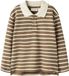 Lil' Atelier Top polo gestreept biologisch katoen lange mouw 98