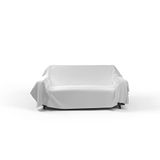 Italian Bed Linen Sprei Max Color Uni, wit, 170 x 300 cm