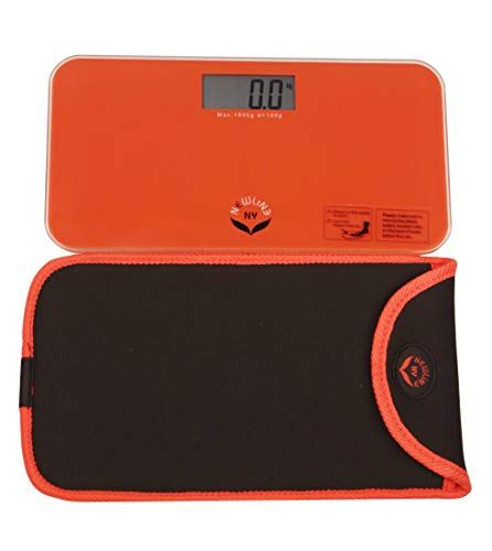 NewlineNY Rood-Oranje Mini Badkamer Schaal + Travel Slip Case SBB0720M-NYRO + NY-MSS101-BRO