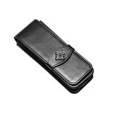 Diplomat Leren Pen Etui Zwart