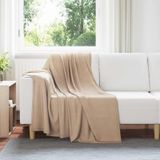 vidaXL - Dekentjes - 24 st - Camel - 170 x 130 cm - 8.06 kg - Fleece