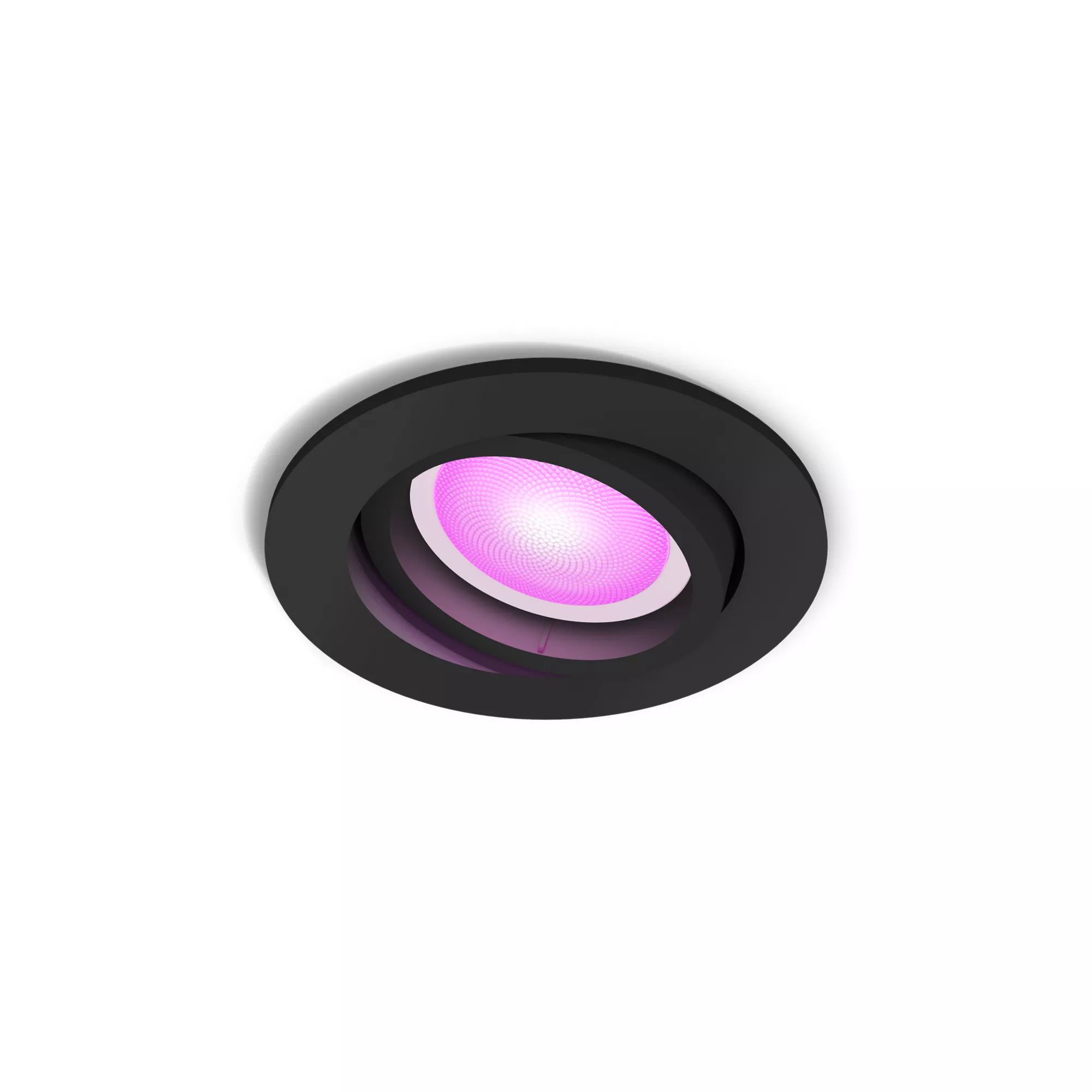 Philips Hue Centura Inbouwspot - Zwart - Rond - GU10 - 1-Spot - RGBW