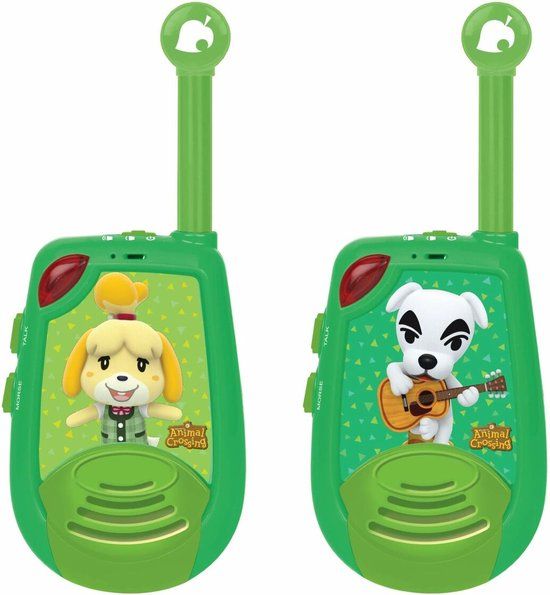 Lexibook Animal Crossing Walkie-Talkie - Green - 2 Handsets