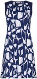 Pastunette - Nachthemd - Midnight Mosaic - Organisch Katoen - Blauw/Wit - Mouwloos - Maat 36