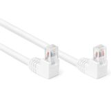 Merkloos CAT5E Netwerkkabel - RJ45 - wit - 1 m