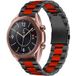 Strap-it Samsung Bracelet acier Galaxy Watch 3 41mm (noir/rouge)