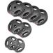 Gorilla Sports Halterschijven Set - 27,5 kg - Gripper Kunststof - 30 mm