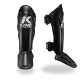 King Pro Boxing Scheenbeschermers KPB/SGL 7 Zwart Wit