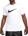 Nike Sportswear Heren Shirt Wit Polyester Korte Mouw S