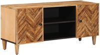 vidaXL Opbergkasten Bruin 105 x 33,5 x 46 cm Massief Mango Hout