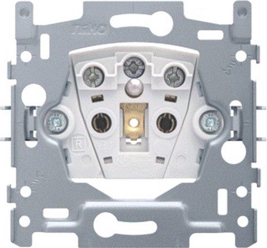 Niko Wandcontactdoos (WCD schakelmateriaal) - Aluminium - E2A5M