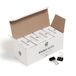 U Brands Binderklemmen, kleine 3/4-inch breedte, 1/3-inch papierhoudcapaciteit, zwart en zilver staal, 144-Count - 653U08-24
