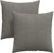 vidaXL - Zitkussens - 2 stuks - Lichtgrijs - 60 x 60 cm - Corduroy stof