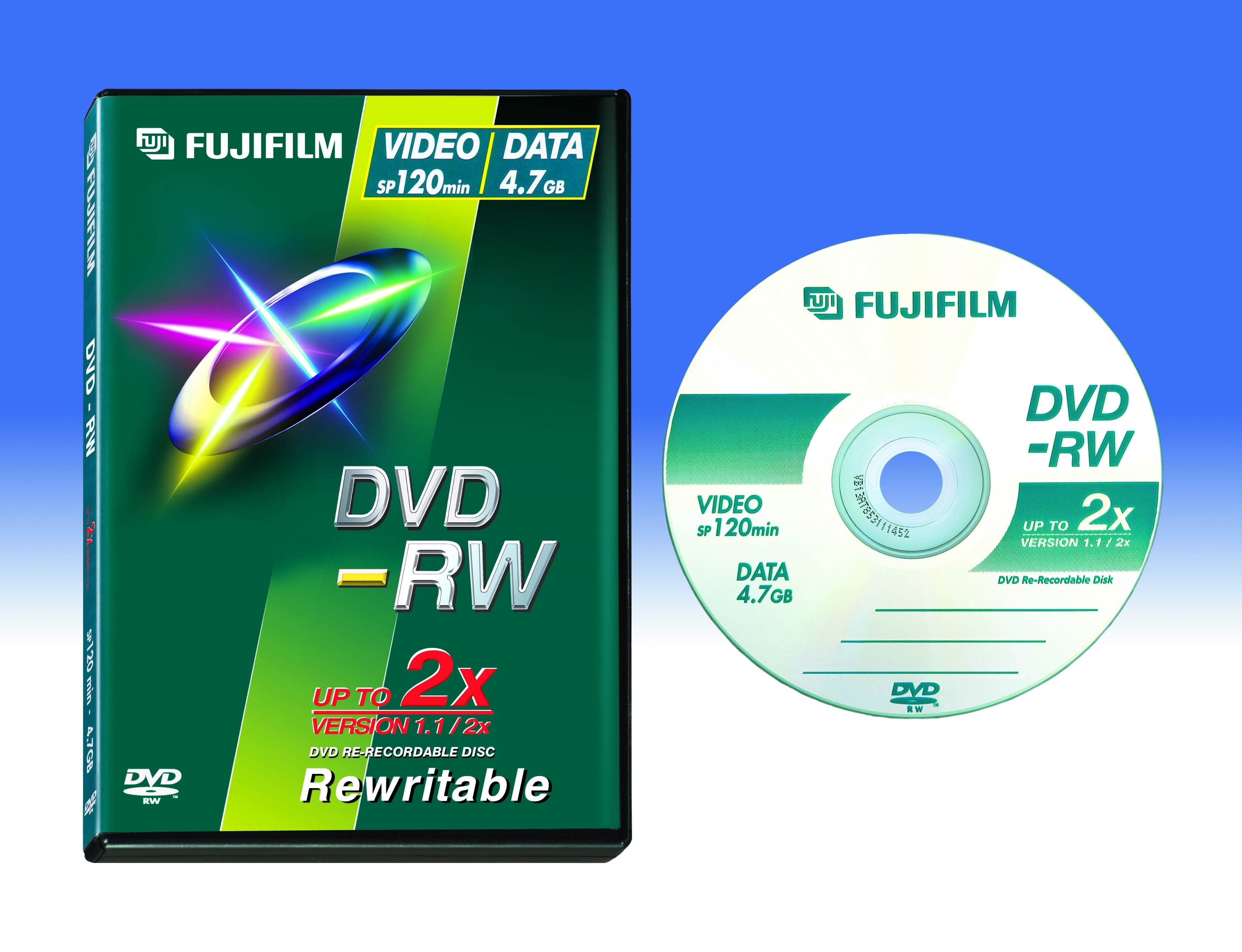 Fujifilm DVD-RW videobox 2x 5 pack