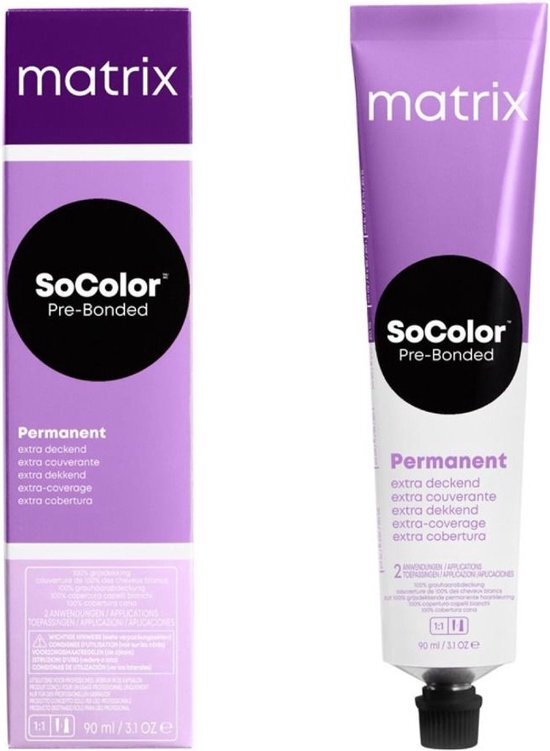 Matrix - SoColor 506NW Donkerblond Natuurlijk Warm Extra Grijsdekkend - 90ml