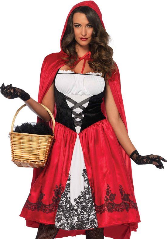 Leg Avenue Classic Red Riding Hood Deluxe Dames Kostuum - Maat L