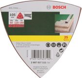 Bosch 2607017111 - Accessoires pour ponceuse - marron - 25 pièces