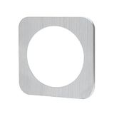 Elegante aluminium wandplaat in zilveren uitvoering