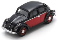 Schuco VW Kever, noir/rouge, Métal, Plastique, 1:87