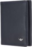 Golden Head Leren kaarthoes Polo RFID Protect Minischeintasche 1012 Marineblau