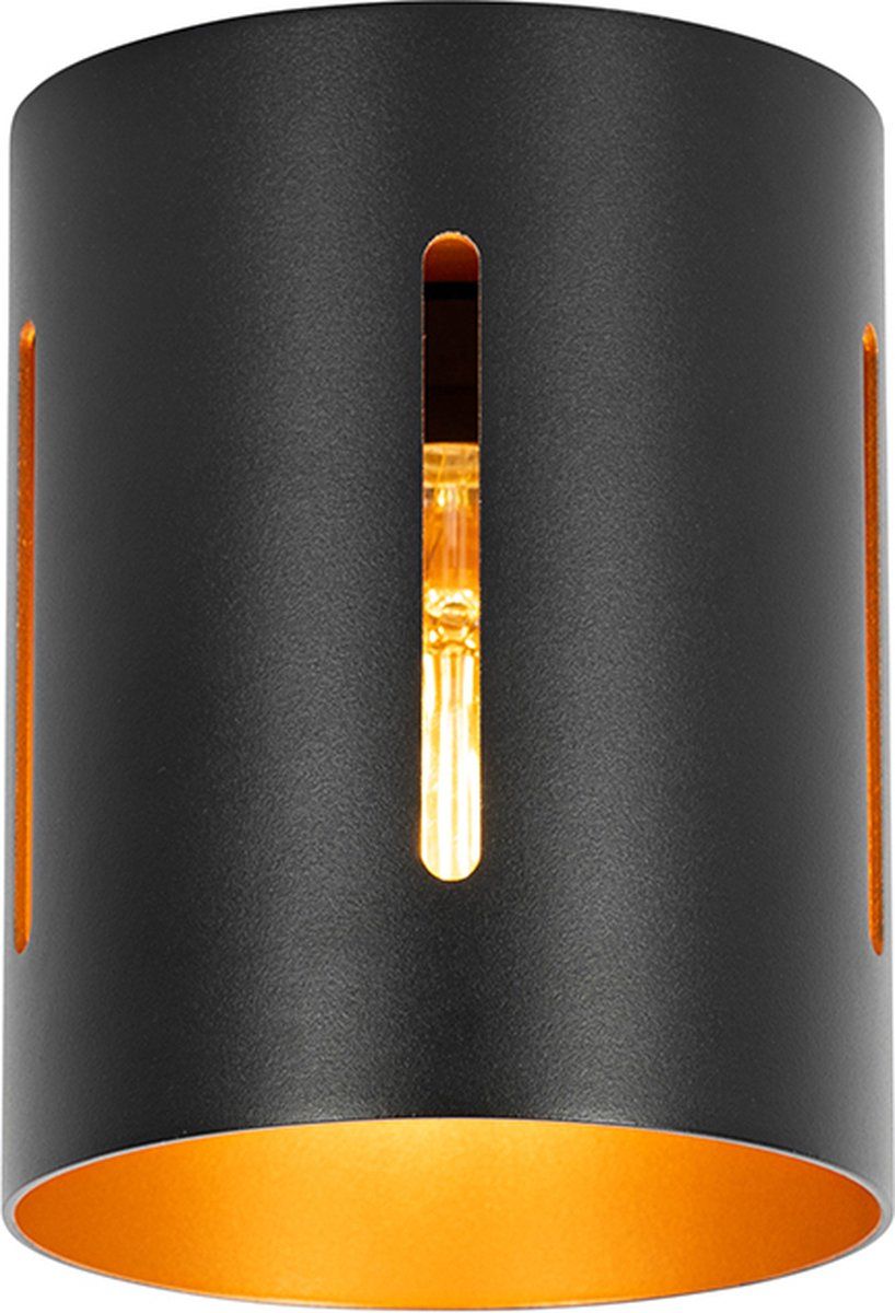 QAZQA Yana - Plafondspot - Ø 13 cm - Goud