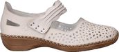 Rieker Dames Bandschoen - 41399-60 Lichtbeige - Maat 40