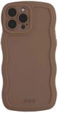 123watches Hoesje Curve - Bruin - Siliconen, TPU - iPhone 15 Pro Max