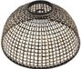 Anne Lighting Abat-jour K2016BS Ø60cm - Bambou - Noir - Rond - E27