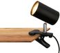 Briloner Klem - Lampe de bureau - 2766015 - Pivotant - À pince - Interrupteur à tirette - Commande par prise - 16,5 x 6,5 x 12 cm - Noir