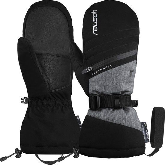Reusch Demi R-TEX® XT Mitten - Vrouwen - Zwart-grijs - Maat 7