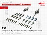 ICM Modelbouwpakket Militaire voertuigen - 48408 WWII German Aircraft Armament Plastic - 1:48 - Modelbouw