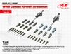 ICM Modelbouwpakket Militaire voertuigen - 48408 WWII German Aircraft Armament Plastic - 1:48 - Modelbouw