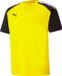 Puma Teampacer Shirt Korte Mouw Heren - Geel / Zwart | Maat: L