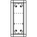 Ritto by Schneider 1881370 Boîtier encastrable pour accessoires d'interphone de porte Blanc